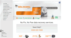 Desktop Screenshot of datarecoverydirect.co.uk